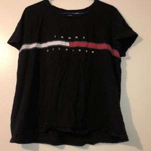 tommy shirt, cropped